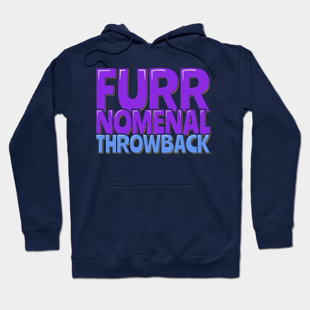 Cat Lovers Vintage Furr-nomenal Throwback Hoodie by ardp13